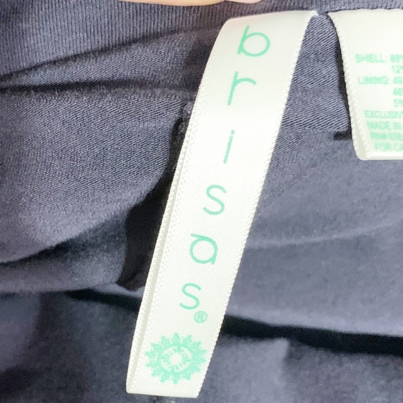 Brisas Heathered Blue and White Me ni Athletic Skirt Built in Shorts Mesh Detail - Picture 8 of 12